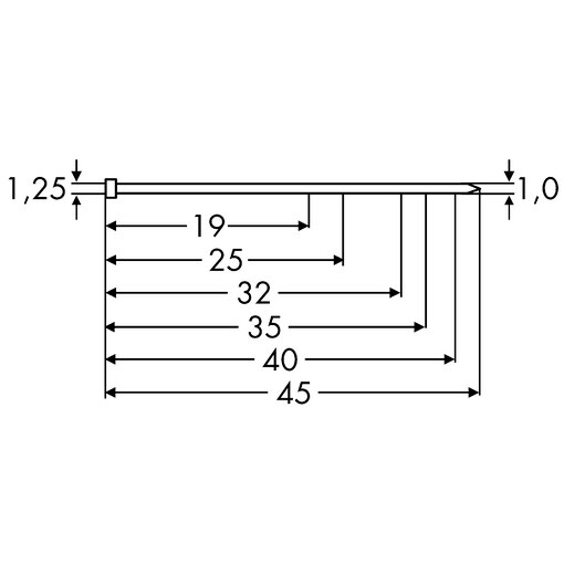Stauchkopfnägel B-IV 1,2x19 mm verzinkt